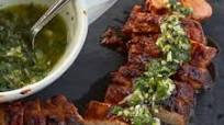 Grilled Sweet Chipotle Pork Tenderloin with Cilantro Lime Chimichurri Grilled Sweet Chipotle Pork Tenderloin with Cilantro Lime Chimichurri