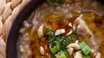 Slow Cooker Brown Rice Chicken Congee Slow Cooker Brown Rice Chicken Congee