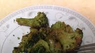 Fried broccoli with Caesar salad dressing Fried broccoli with Caesar salad dressing