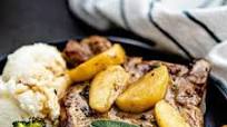 Apple Cider Sage Pork Chops with Caramelized Apples Apple Cider Sage Pork Chops with Caramelized Apples