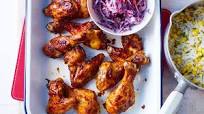 Alitas de pollo untadas con salsa barbacoa asiática con maíz, arroz y ensalada de lombarda (Sticky Asian BBQ chicken wings with sweet corn rice) La cocina rápida de Lorraine Ep: 4 Alitas de pollo untadas con salsa barbacoa asiática con maíz, arroz y ensalada de lombarda (Sticky Asian BBQ chicken wings with sweet corn rice) La cocina rápida de Lorraine Ep: 4
