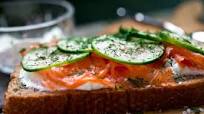 Smoked Salmon Sandwich With Goat Cheese