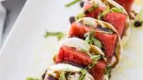 Watermelon Caprese Watermelon Caprese