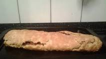 Baked bacon and onion roly poly Baked bacon and onion roly poly