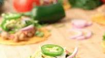 Cheesy Chicken Tostadas Cheesy Chicken Tostadas
