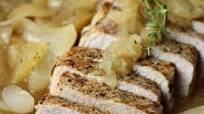 Pork Loin Filet with Apples and Onions Pork Loin Filet with Apples and Onions