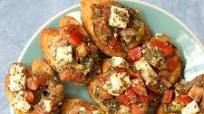 Za'atar Tomato Crostini Za'atar Tomato Crostini