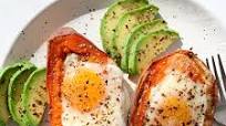 Egg Stuffed Sweet Potatoes Egg Stuffed Sweet Potatoes