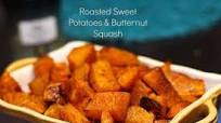 Roasted Sweet Potatoes & Butternut Squash Roasted Sweet Potatoes & Butternut Squash