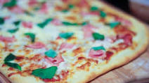 Making pizza at home with store bought dough (Sip Bite Go) Making pizza at home with store bought dough (Sip Bite Go)