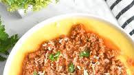 Easy Beef Bolognese with Creamy Polenta Easy Beef Bolognese with Creamy Polenta