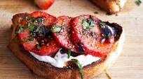 Strawberry Balsamic Crostini Strawberry Balsamic Crostini