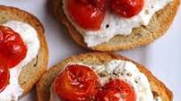 Roasted Tomato Bruschetta with Ricotta Roasted Tomato Bruschetta with Ricotta