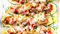 Keto Italian Sausage Stuffed Zucchini Boats Recipe Keto Italian Sausage Stuffed Zucchini Boats Recipe