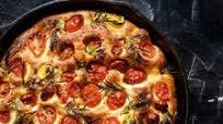 Skillet Focaccia | Vegan Pizza Recipe Skillet Focaccia | Vegan Pizza Recipe
