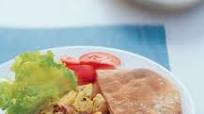 Grilled Curried Chicken Salad and Pita Grilled Curried Chicken Salad and Pita