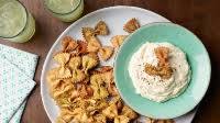 Pasta Chips with Alfredo Dip Pasta Chips with Alfredo Dip