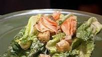 Cedar Smoked Salmon Caesar with Meyer Lemon Truffle Anchovy Vinaigrette Cedar Smoked Salmon Caesar with Meyer Lemon Truffle Anchovy Vinaigrette