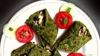 Spinach Cottage Cheese Roll (Palak paneer roll) Spinach Cottage Cheese Roll (Palak paneer roll)