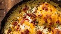 Skillet Crack Chicken Keto Thighs Skillet Crack Chicken Keto Thighs
