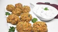 Spicy Baked Falafel with Tzatziki Spicy Baked Falafel with Tzatziki