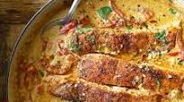 Creamy Cajun Pepper Salmon Creamy Cajun Pepper Salmon