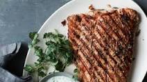 Grilled Salmon with Indian Spices and Raita Grilled Salmon with Indian Spices and Raita