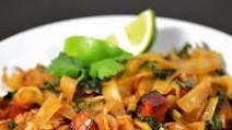 Vegan Spicy Thai Drunken Noodles with Seared Tofu Vegan Spicy Thai Drunken Noodles with Seared Tofu