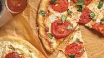Ultra-Thin Pizza Crust with Mod-Inspired Toppings Ultra-Thin Pizza Crust with Mod-Inspired Toppings