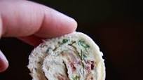 Bacon, Spinach and Green Onion Cream Cheese Tortilla Roll-Ups Bacon, Spinach and Green Onion Cream Cheese Tortilla Roll-Ups