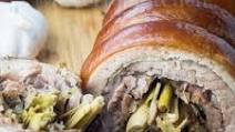 Lechon Pork Belly with Crispy Crackling Lechon Pork Belly with Crispy Crackling