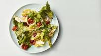 Escarole Caesar Salad with Walnuts Escarole Caesar Salad with Walnuts