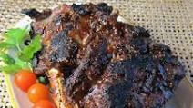 BBQ Bison Back Ribs BBQ Bison Back Ribs