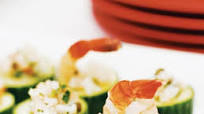 Mediterranean Shrimp Salad in Cucumber Cups Mediterranean Shrimp Salad in Cucumber Cups