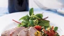 Jerk pork fillet with spicy tomato and mango relish Jerk pork fillet with spicy tomato and mango relish