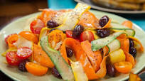 Greek-style ribbon salad Greek-style ribbon salad