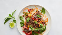 Healthy beef mince Thai noodle salad Healthy beef mince Thai noodle salad