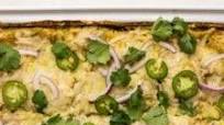 Creamy Green Enchilada Casserole Creamy Green Enchilada Casserole
