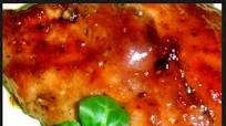 Costillas con salsa barbacoa, miel y orégano Costillas con salsa barbacoa, miel y orégano