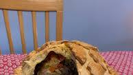 Old English Posh Picnic Raised Chicken and Ham Pie Old English Posh Picnic Raised Chicken and Ham Pie