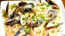 Creamy Seafood Pasta Recipe Creamy Seafood Pasta Recipe