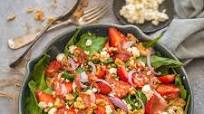 Spinach Strawberry Walnut Salad Recipe Spinach Strawberry Walnut Salad Recipe