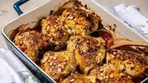 Baked Chicken Thighs With Butter and Onions Baked Chicken Thighs With Butter and Onions