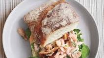 Salmon Salad Sandwiches on Ciabatta Salmon Salad Sandwiches on Ciabatta