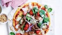 BBQ lamb pizza BBQ lamb pizza