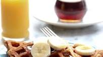 Banana Cinnamon Waffles Banana Cinnamon Waffles