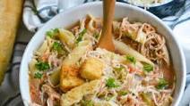 Crockpot Chicken Parmesan Soup Crockpot Chicken Parmesan Soup