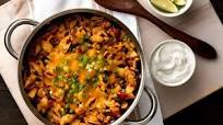 One-Pot Cheesy Chicken Enchilada Pasta One-Pot Cheesy Chicken Enchilada Pasta