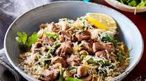 Beef and mushroom risotto Beef and mushroom risotto