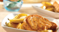 Slow Cooker Golden Mushroom Pork & Apples Slow Cooker Golden Mushroom Pork & Apples